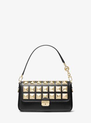 michael kors purse with studs|Michael Kors bradshaw shoulder bag.